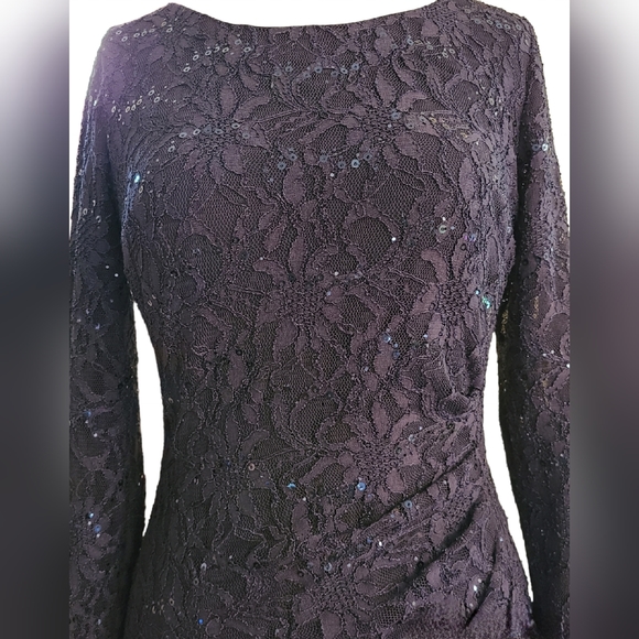 Lauren Ralph Lauren size 6 navy blue dress - Picture 6 of 10